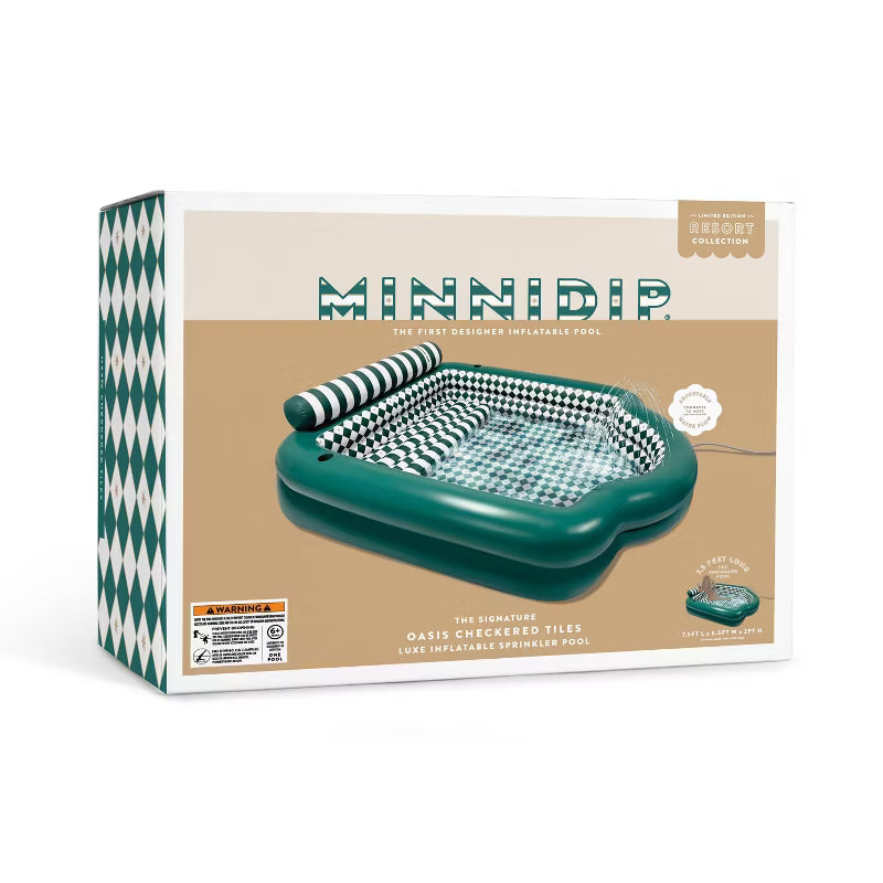 Piscine Gonflable avec Banc & Arroseur